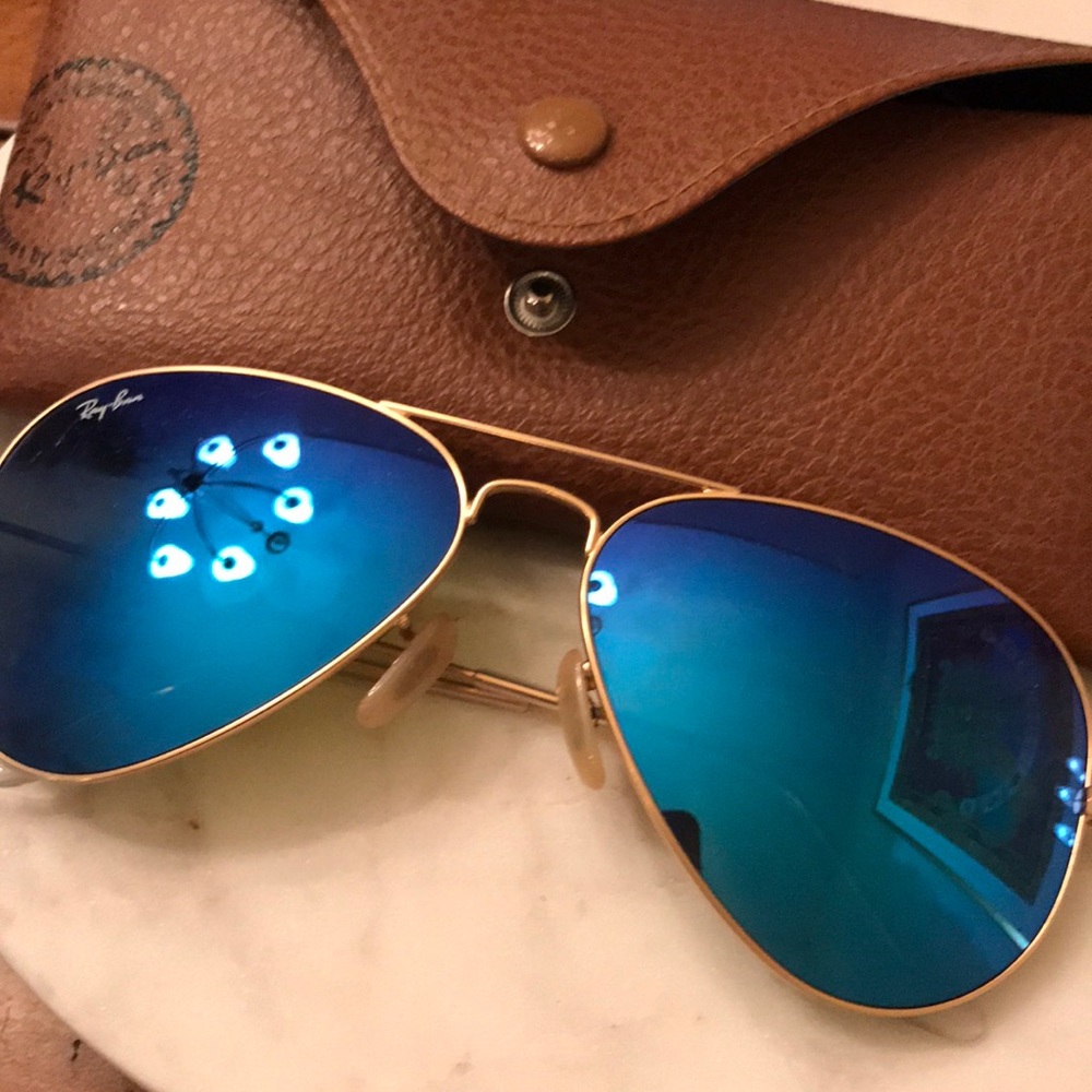 Ray-Ban original aviator sunglasses in blue